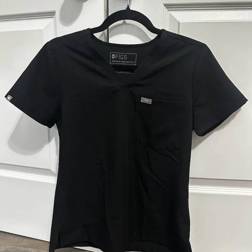 FIGS Scrub Set XXSP in Black - Picture 2 of 3